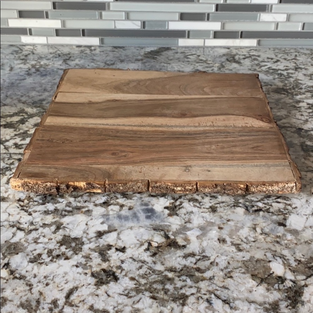Solid wood decor tray board